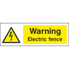 Warning Electric Fence - Landscape